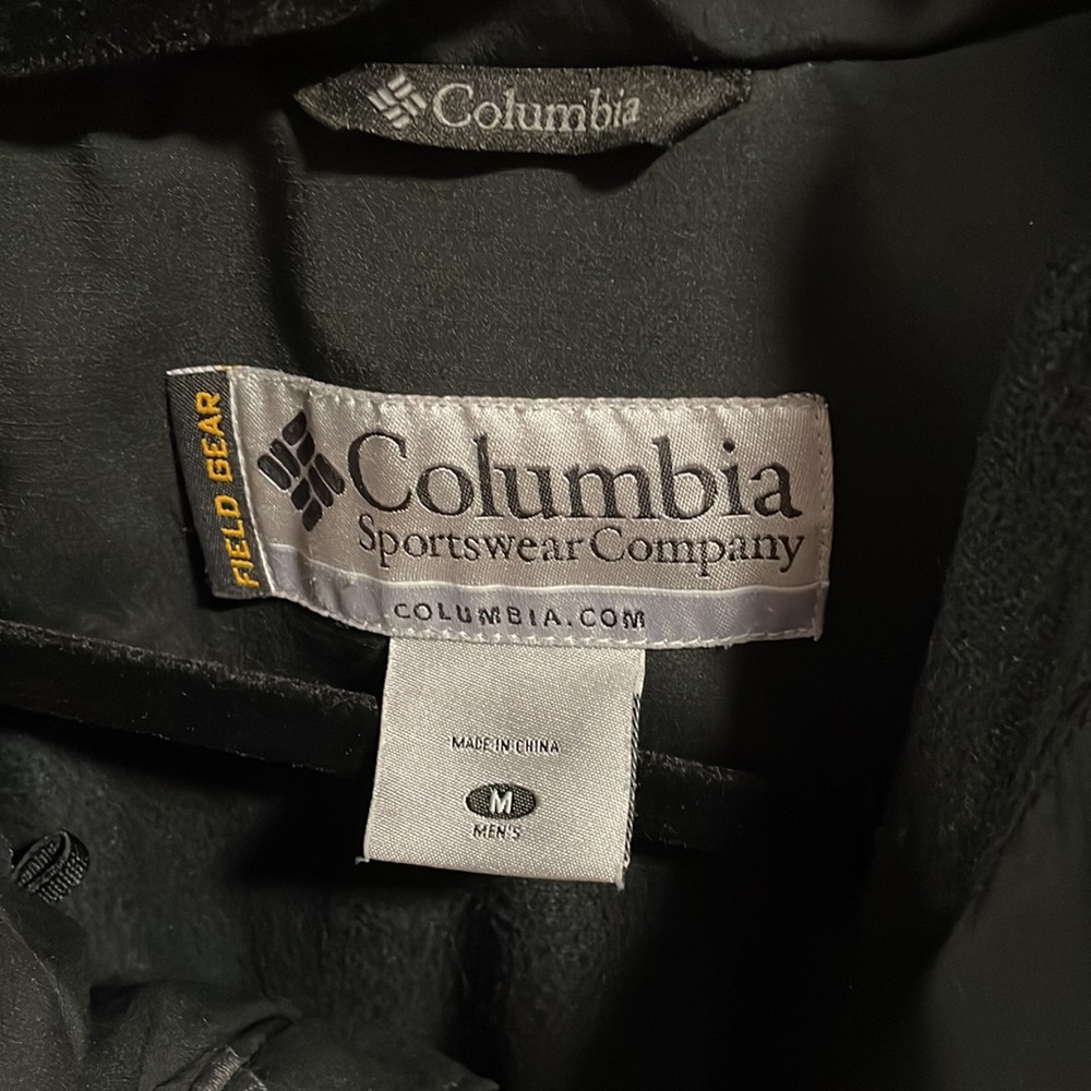 Black Columbia Field Gear Omni Shield Jacket (M) No… Gem